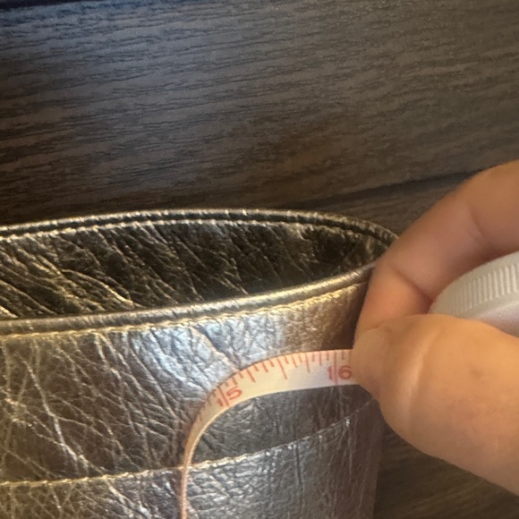 Consuela Metallic Silver Tote - Picture 5 of 5